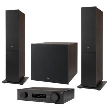 JBL MA710 Stage 2 260F & 220P Home Theater System Bundle BLACK