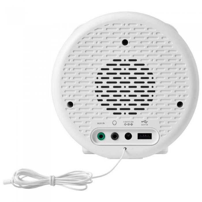 Sangean RCR-29WH AM/FM-RDS/Weather Alert Radio w USB Charger WHITE - Click Image to Close