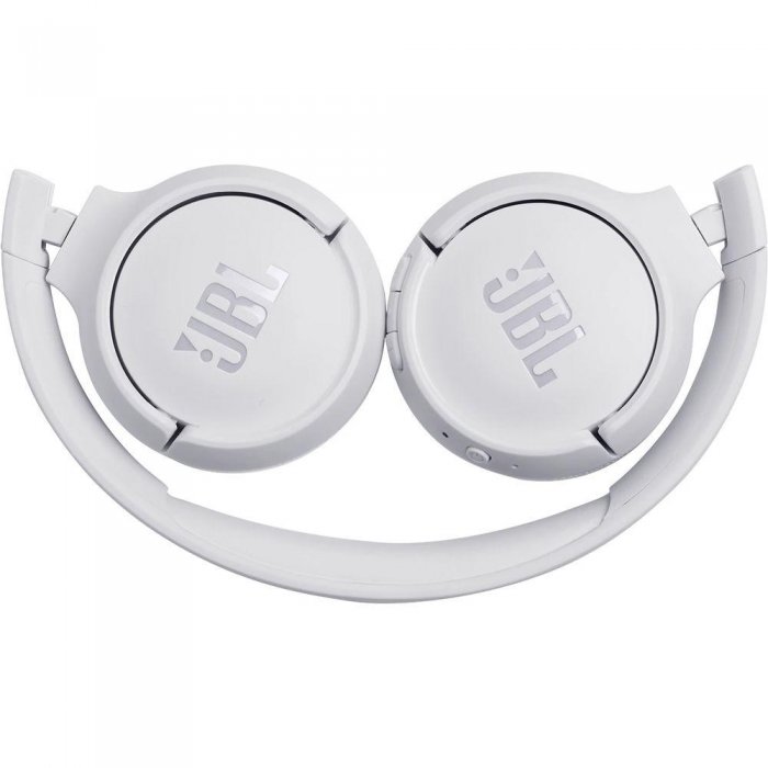 JBL Tune 500BT On-Ear Wireless Bluetooth Headphone WHITE - Click Image to Close