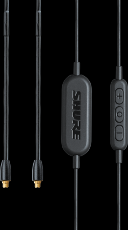 Description image for Shure AONIC True Wireless Audio Secure Fit Over-Ear In-Ear Headphones Adapter BLACK