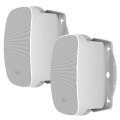 Klipsch RSM400 4-Inch Indoor / Outdoor Residential Surface Mount Loudspeaker (Pair) WHITE