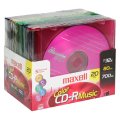 Maxell CD-R Audio Disks - Data / Music CDs 20-Pack Teac