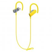 Audio Technica ATH-SPORT50BTYL SonicSport Wireless In-Ear Headphones Yellow