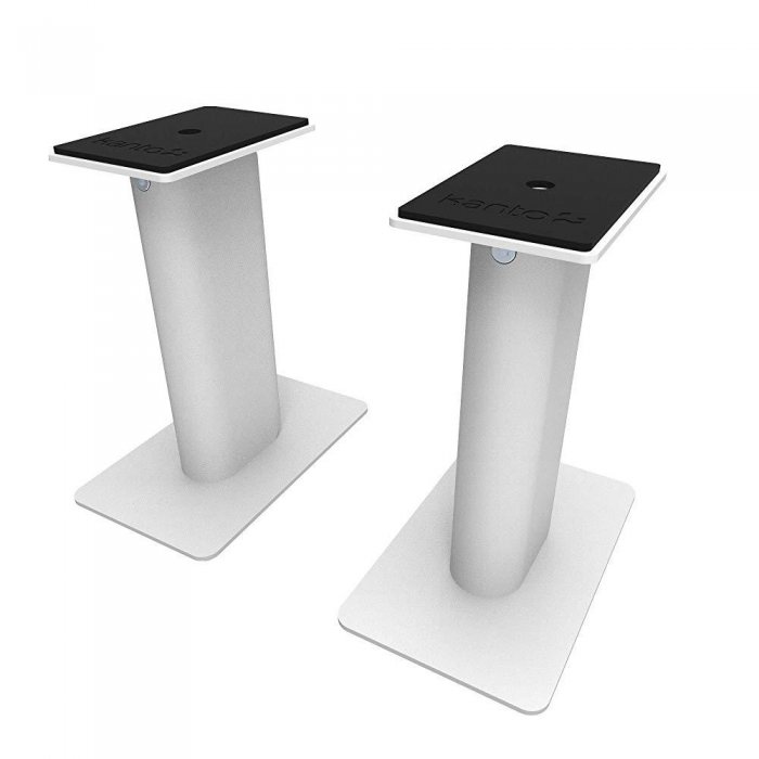 Kanto SP9 9-inch Universal Desktop Speaker Stand (Pair) WHITE - Click Image to Close