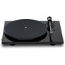 Pro-Ject E1.2 Plug & Play Belt-Drive Turntable with Aluminum Platter GLOSS BLACK
