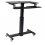 Rocelco MSD-40 Rocelco 40" Height Adjustable Mobile Standing Desk BLACK