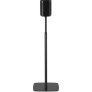 Flexson FLXS1AFS2021 Adjustable Floorstand Speaker for Sonos One Play:1 BLACK (Pair)