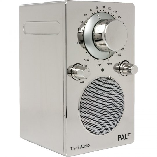 Tivoli PAL BT Portable Bluetooth Radio CHROME