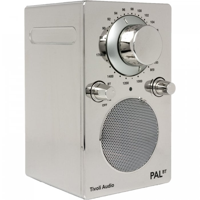 Tivoli PAL BT Portable Bluetooth Radio CHROME - Click Image to Close