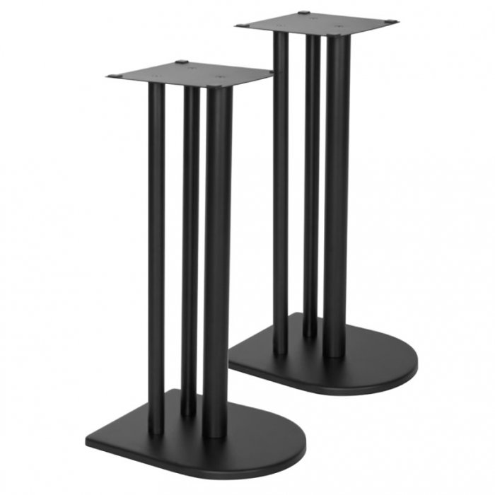 Sonora S3M-23 23-Inch Three-Post Metal Speaker Stand (Pair) BLACK - Click Image to Close
