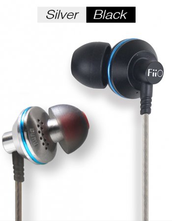 Description image for FiiO EX1II In-Ear Nanotech Titanium Diaphragm In-Ear Monitor BLACK