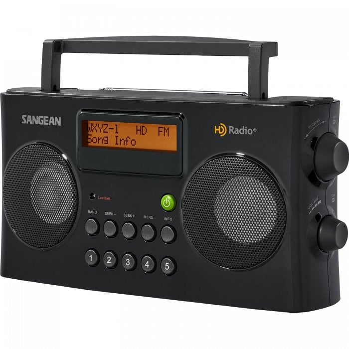 Sangean HDR-16 HD Digital Audio AM/FM Radio BLACK - Click Image to Close