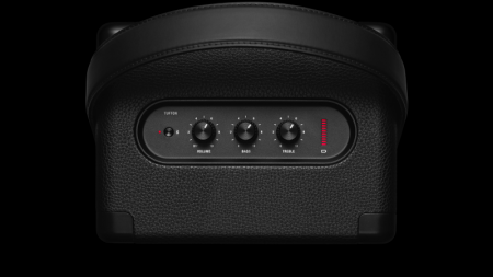 Description image for Marshall Tufton Portable Bluetooth Speaker with Strap [1002638] BLACK - Open Box