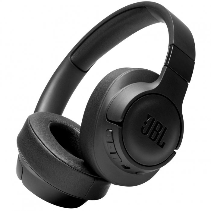 JBL TUNE 710BT Wireless Over-Ear Headphones BLACK - Open Box - Click Image to Close