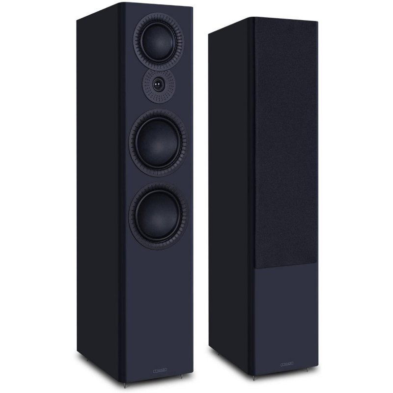 Mission LX6MKIIBK Floorstanding Three-Way 2x6.5-In + 5-In Driver Single Loudspeaker (Each)