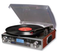 Crosley CR6007A Tech Series Turntable to MP3 Recorder & Radio