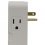 Panamax MD2-C 2-Outlet Direct Plug-In Surge Protector with Coax WHITE