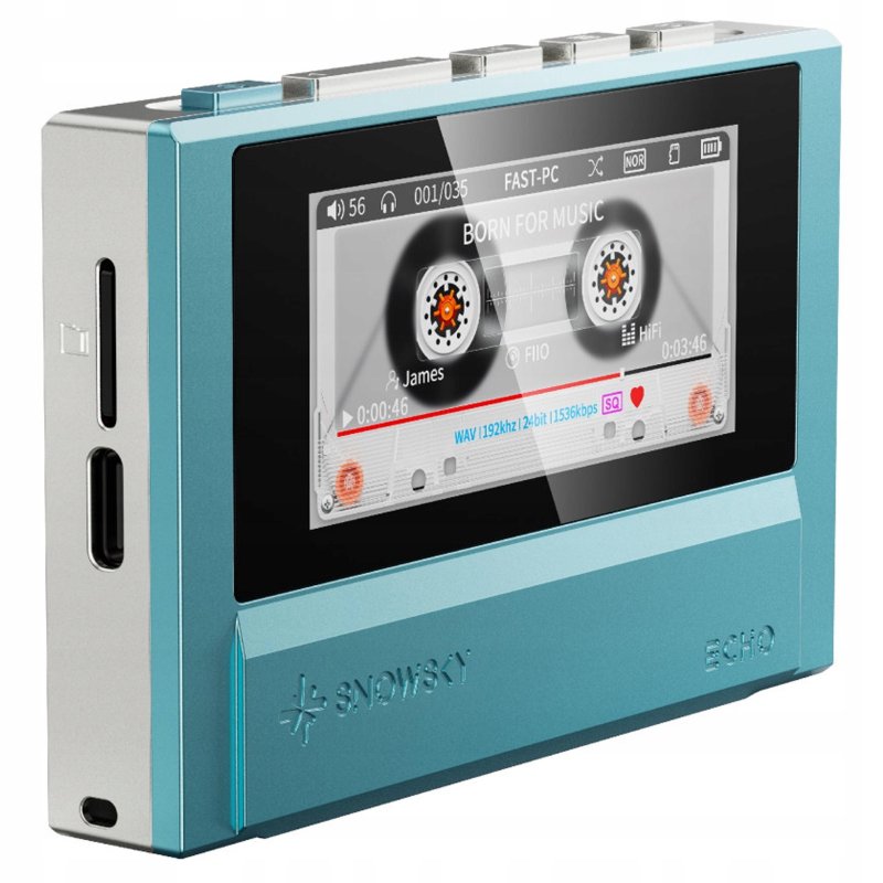 FiiO SNOWSKY Echo Retro Hi-Res Digital Audio Player BLUE