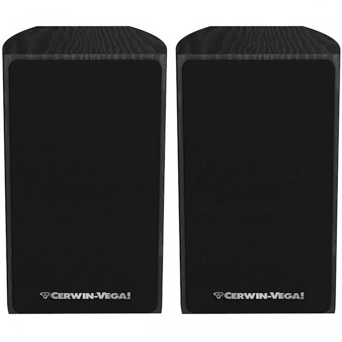 Cerwin Vega LA14 4-Inch 2-Way Bookshelf Speaker (Pair) BLACK - Click Image to Close