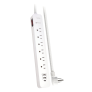 Ultralink ULPSP6 Performance Surge Protector 6-Outlet with USB-C & USB Charging WHITE