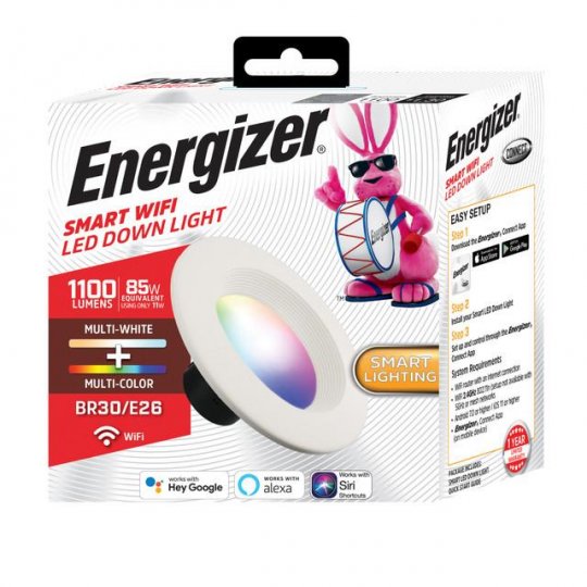 Energizer EDC21001RGB Smart Wifi LED Down Light Multicolor WHITE