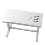 Bell'O VARIODESKW Electric Adjustable Standing Desk WHITE GLASS