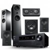 Onkyo TX-393 & Mission LX with LX-4 Towers, LX-2+, LX-C & Subwoofer Speaker Package BUNDLE