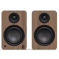 Kanto Living YU6 2nd Gen (2nd Gen) 200 W Powered Speakers System with Bluetooth 5.3 Phono Preamp USB-C WALNUT