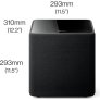 KEF Kube 8 MIE 8" Powered Subwoofer 300W BLACK