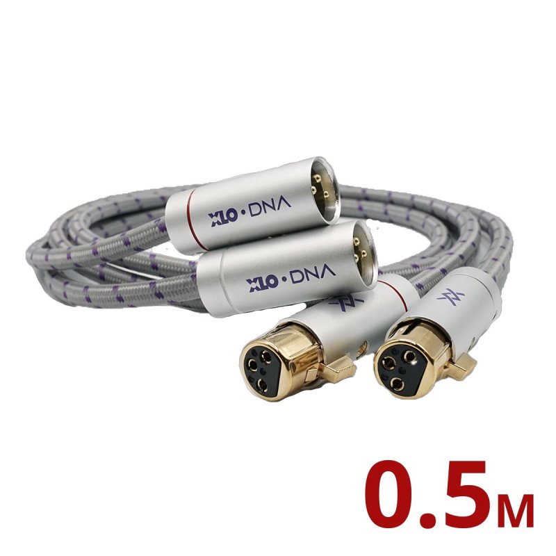 XLO DNA Balanced XLR Audio Cable (Stereo Pair) 0.5m/1.65ft