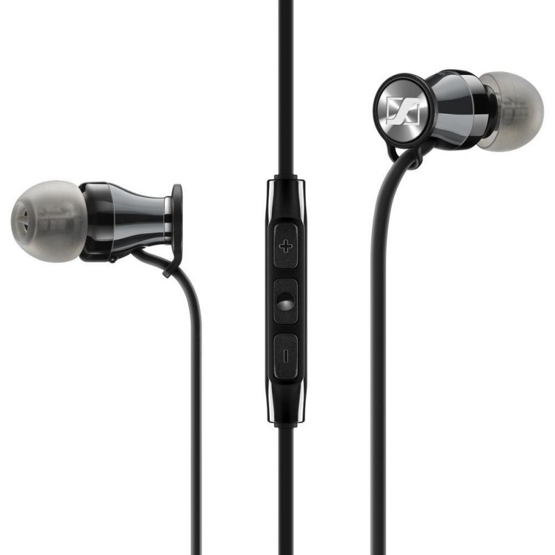 Sennheiser HD1 M2 IEG Momentum In-Ear Heaphones BLACK CHROME for Samsung Galaxy