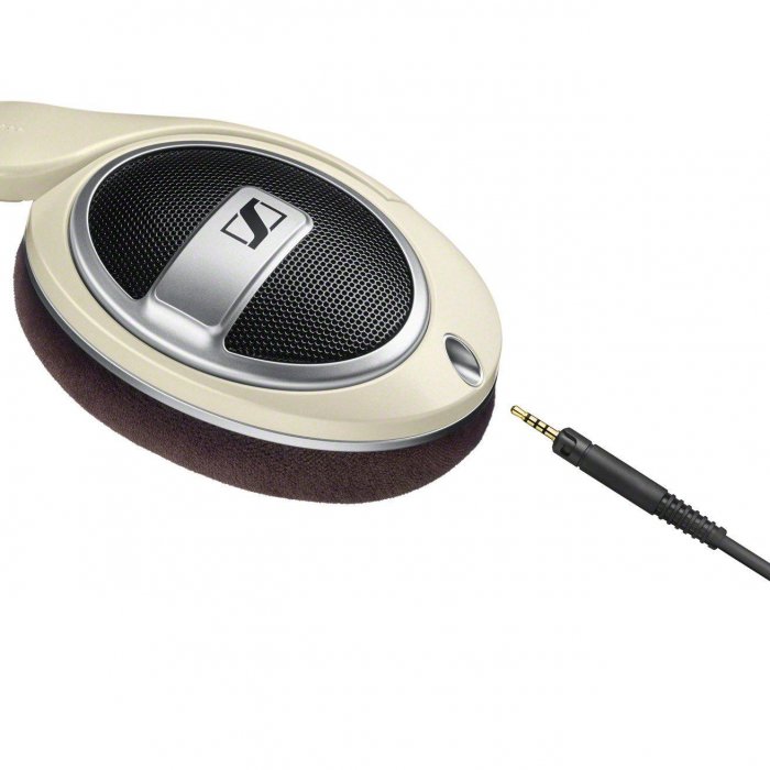 Sennheiser HD 599 Open-Back Around-Ear Headphones IVORY - Click Image to Close