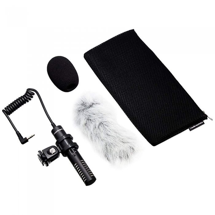 Audio Technica PRO 24-CM Camcorder Mountable Stereo Condenser Microphone - Click Image to Close