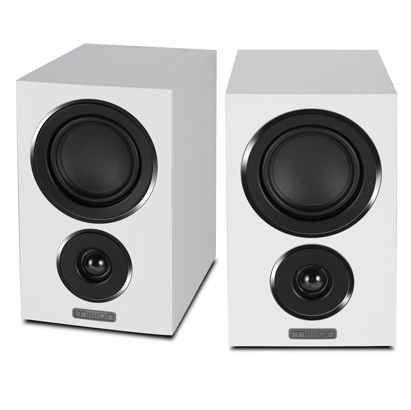 Mission LX-1 Bookshelf Speaker (Pair) WHITE