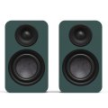 Kanto Living YU4 Passive 2nd Gen Passive Bookshelf Speakers with 1” Silk Dome Tweeter and 4” Abaca-Reinforced Woofer GREEN