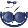 JBL Tune 500 On-Ear Headphones with One-Button Remote/Mic BLUE