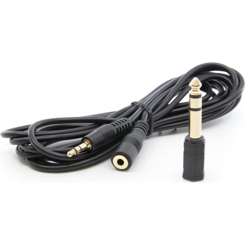 Ultralink UHS583B 3.5mm Stereo Headphone Extension Cable with 1/4" Adapter 3m / 10ft