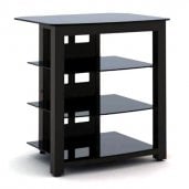 Sonora 122A4 Metal & Glass AV Four Shelf Stand