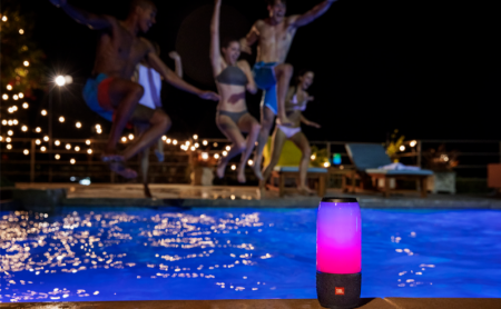 Description image for JBL Pulse 3 Portable Waterproof Bluetooth LED Lightshow Speaker BLACK