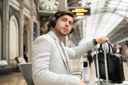 Description image for Sony WH-1000XM3 Wireless Noise-Canceling Over-Ear Headphones BLACK