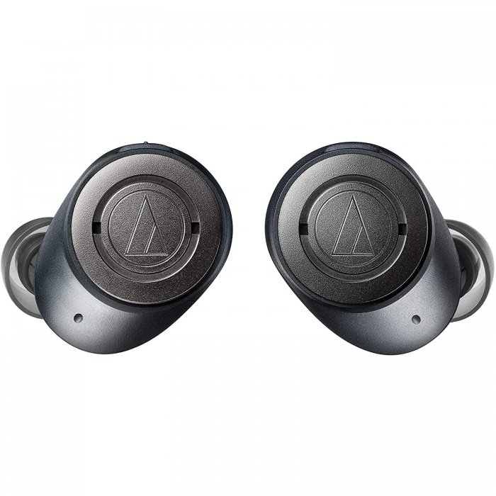 Audio-Technica ANC300TW QuietPoint Wireless Active Noise-Cancelling in-Ear Earbuds BLACK - Click Image to Close