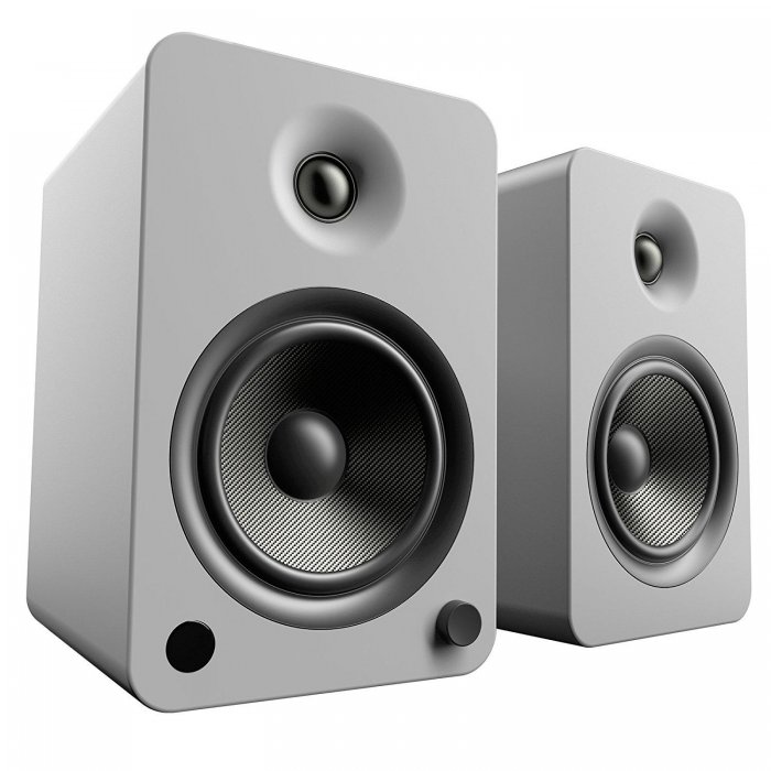 Kanto YU6MG 100W Powered Speakers w Bluetooth & Phono Preamp MATTE GREY (Pair) - Open Box - Click Image to Close