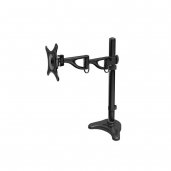 Rocelco DM1 Double Articulated Desktop Mount 10"-24" TV's BLACK