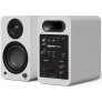 Kanto Living YU4 2nd Gen (2nd Gen) 160 W Powered Speakers System with Bluetooth 5.3 Phono Preamp USB-C WHITE