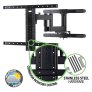 Sanus VODLF125 High-Quality Full-Motion TV Wall Mount for 40"-85" Outdoor BLACK