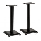 SANUS Natural Series NF24 24-Inch Medium Bookshelf Speaker Stand (Pair) BLACK