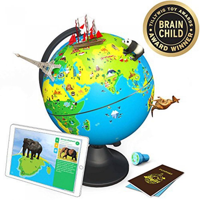 PlayShifu SHIFU014 Educational Augmented Reality Based Globe - Click Image to Close