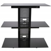 Bell'O PVS-4219HG Tall Design Black Gloss Flat Panel AV Stand BLACK