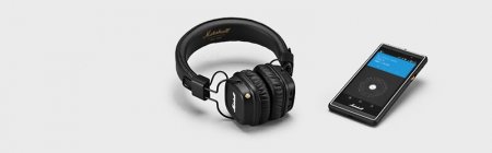 Description image for Marshall MAJOR II On-Ear Bluetooth Headphones BLACK