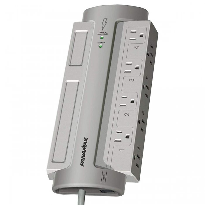 Panamax PM8-EX 8-Outlet Filtered and PowerMax Surge Protector - Click Image to Close